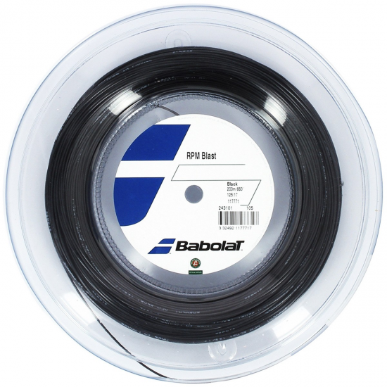 ROLO DE CORDA BABOLAT RPM BLAST 1.25 - PRETO